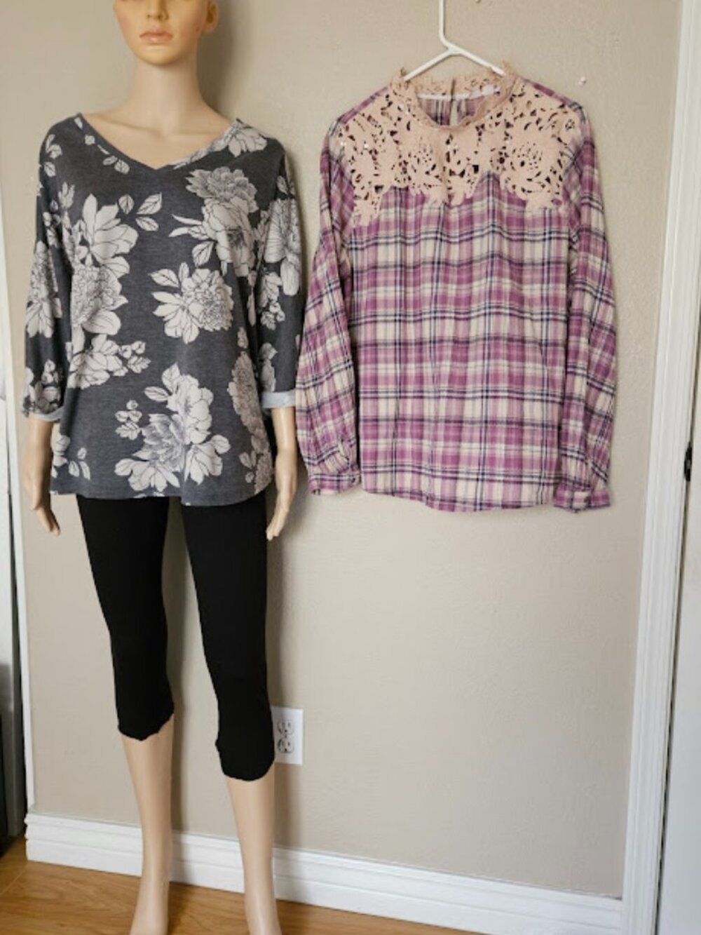 Lot of 2 Women’s Plus Size 2X Blouses Melrose & Misia Curvy Mixed Colors